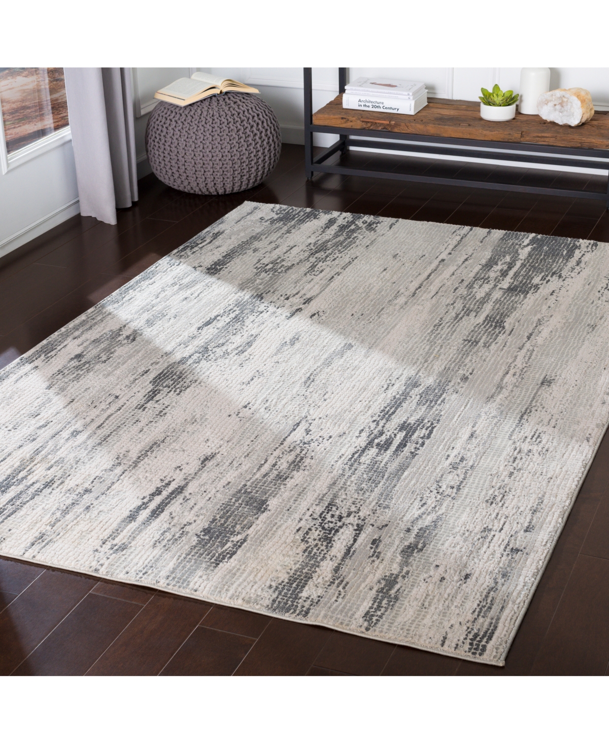 Livabliss Aisha Ais-2304 Medium Gray 9'3" X 12'3" Area Rug In Medium Gray