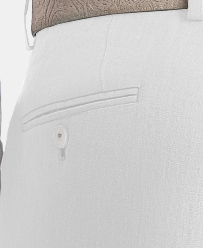 Ralph Lauren Men's UltraFlex Classic Fit Linen Pants Beige Size 40X34