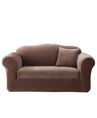 Sure Fit - Stretch Pinstripe Two Piece Slipcover