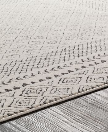 Surya - Bahar BHR-2321 Medium Gray 3'11" x 5'7" Area Rug