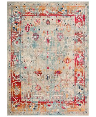 Surya - Bohemian BOM-2306 Bright Red 3'11" x 5'7" Area Rug