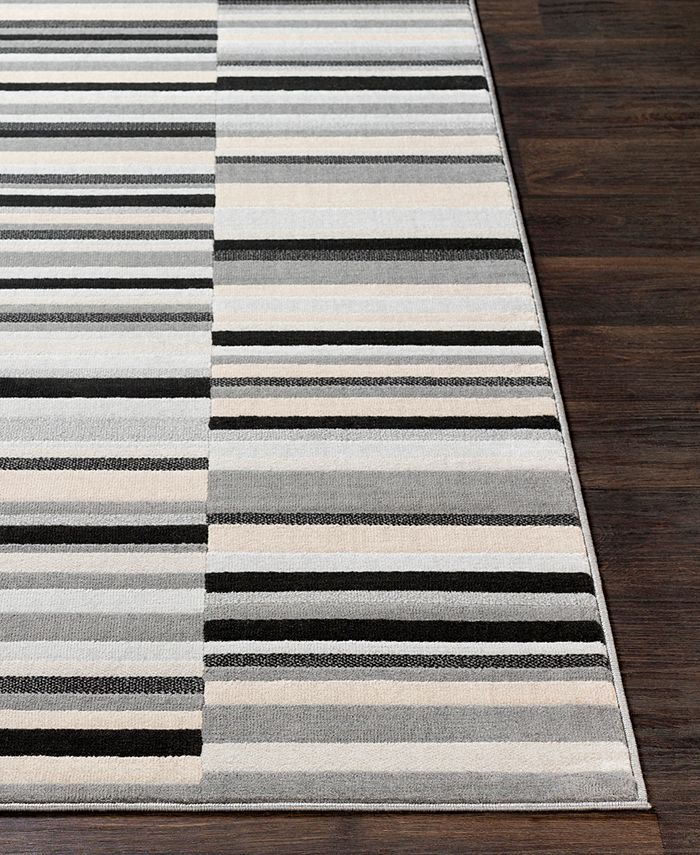 Abbie & Allie Rugs City CIT2327 Light Gray 2'7" x 7'3" Runner Area Rug