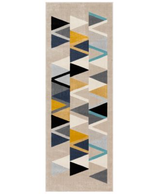 Livabliss - City CIT-2349 Mustard 2'7" x 7'3" Runner Area Rug