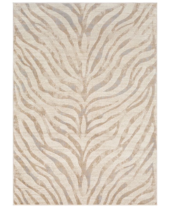 Abbie & Allie Rugs City CIT2301 Light Gray 7'10" x 10'3" Area Rug
