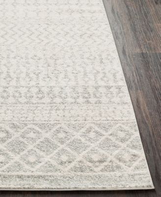 Elaziz ELZ-2308 Light Gray 3'11" x 5'7" Area Rug