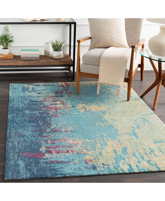 Surya Felicity FCT8006 Aqua 8' x 10' Area Rug Macy's