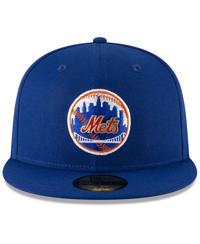 Lids New Era New York Mets Metal & Thread 59FIFTYFITTED Cap Macy's