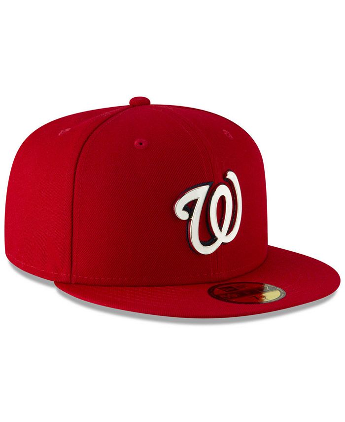 New Era Washington Nationals Metal & Thread 59FIFTY-FITTED Cap - Macy's