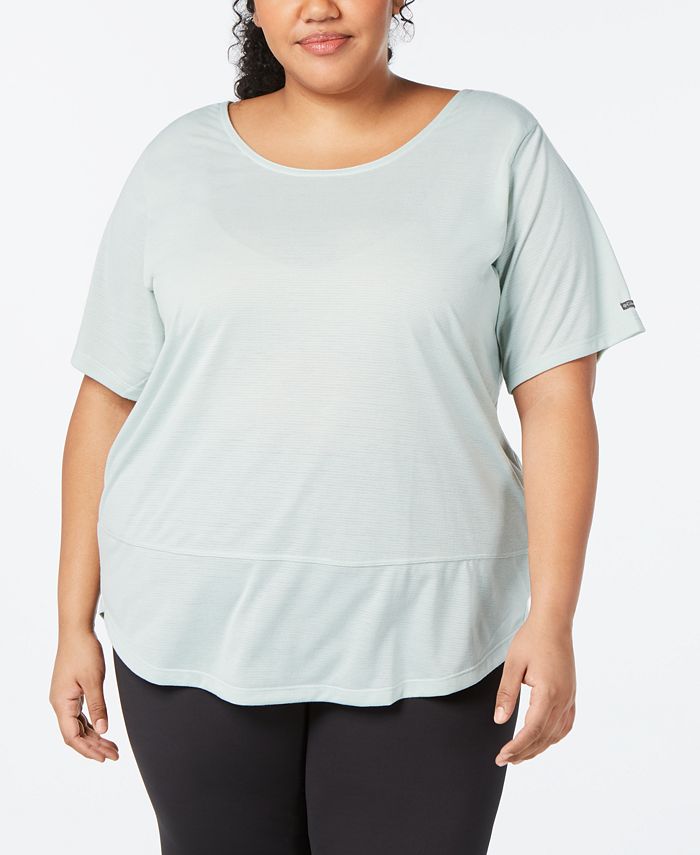 Columbia Plus Size Casual SS Shirt Active T-Shirt & Reviews - Tops ...