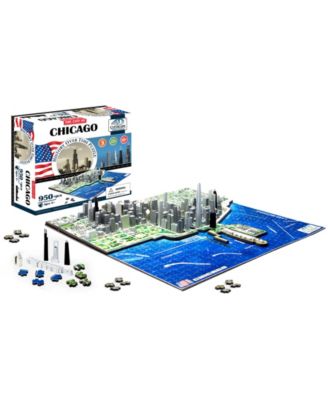 4D Cityscape Time Puzzle - Chicago, USA