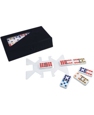 ChickenFoot Double 9 Color Dot Dominoes - Professional Size