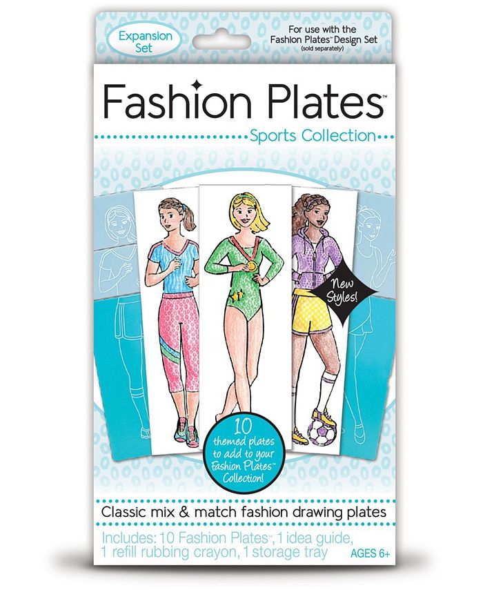 Fashion Plates Sports Collection Expansion Set Macy's