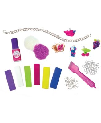 Make Glitter Clay Charms