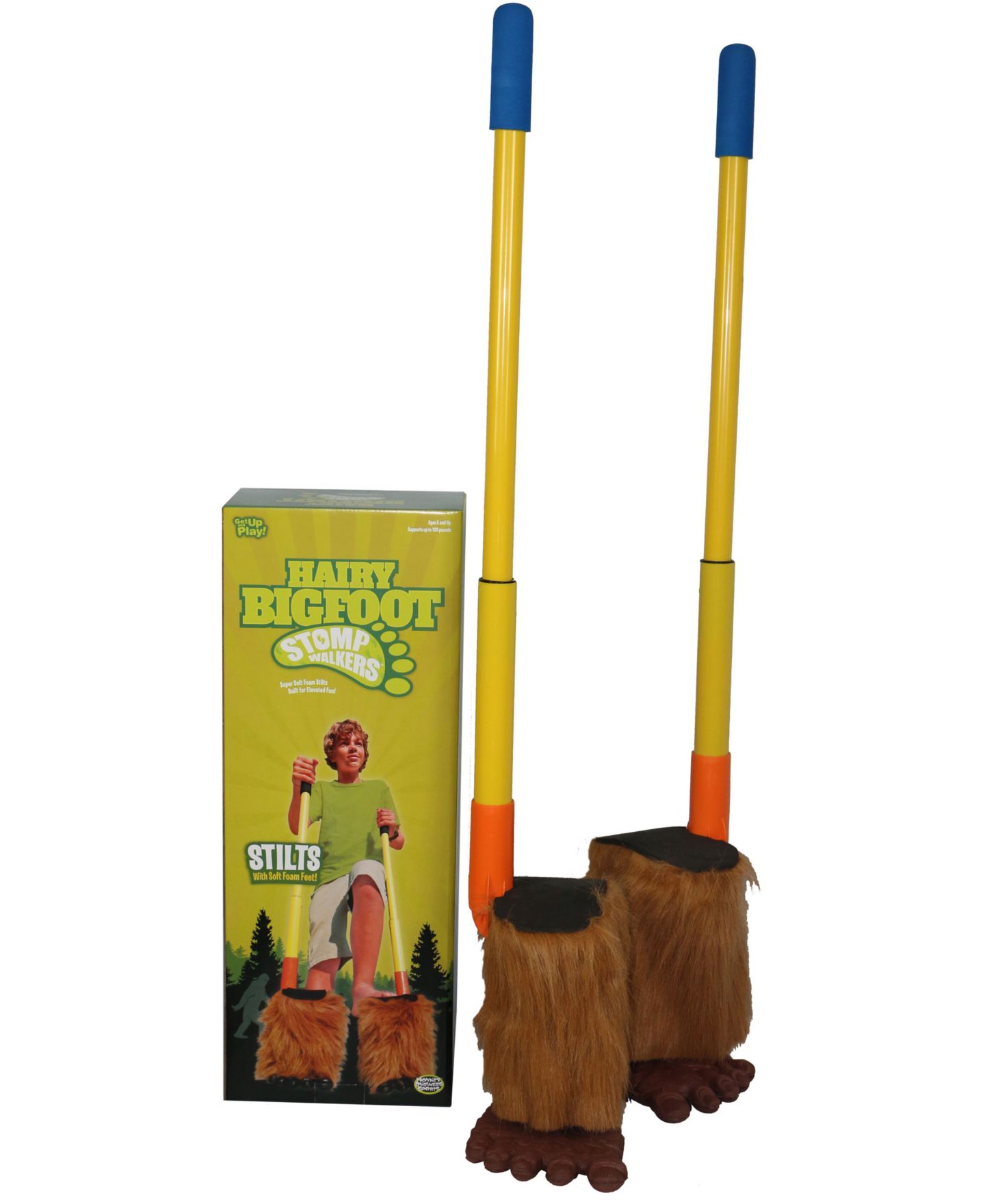 Детские игрушки Monkey Business Sports Hairy Bigfoot Stomp Walkers Stilts — фото 2