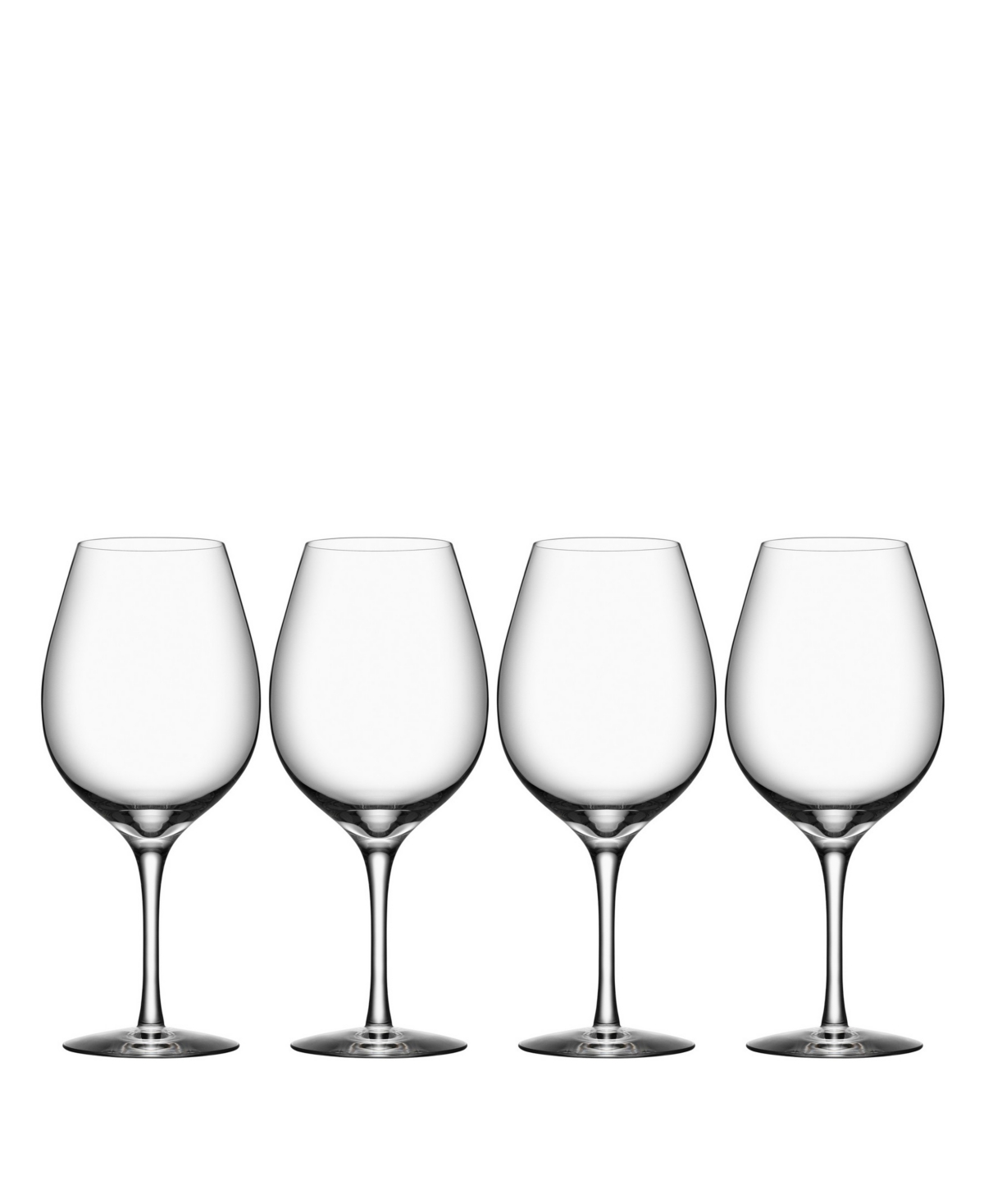 Orrefors More Wine Xl Glasses, Set Of 4 In Clear