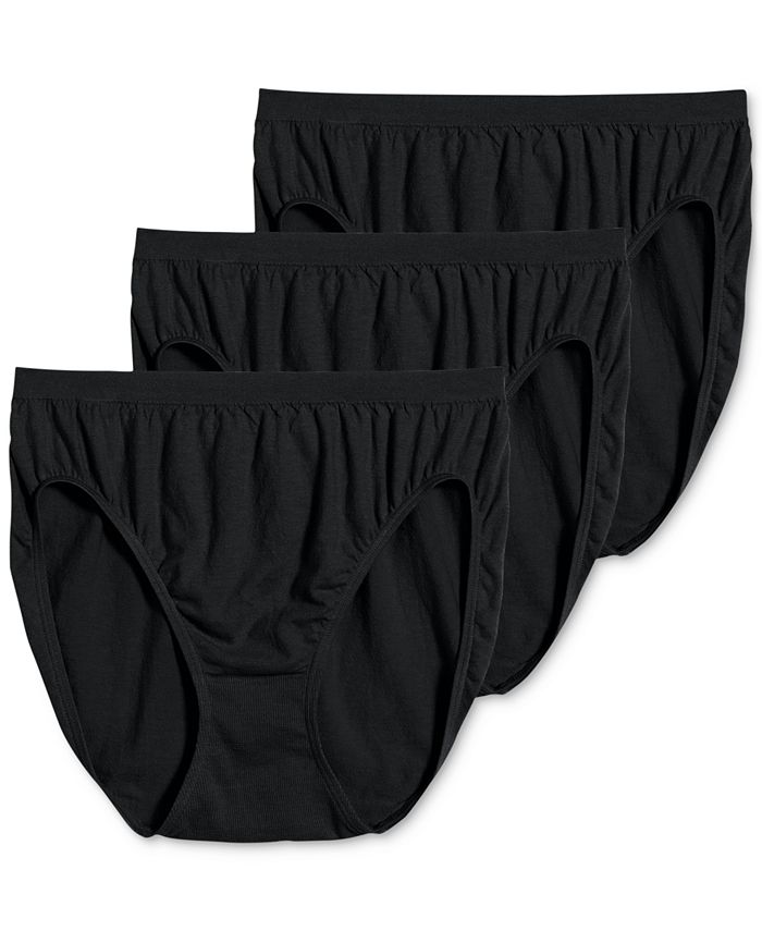 3 Pack Jockey Womens Underwear Comfies Cotton French Cut 