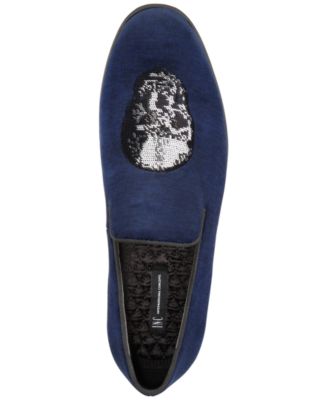 INC International Concepts Men\'s Nova Velvet Slippers-7.5M Inc International Concepts Nova Velvet Smoking Slippers  main image 2