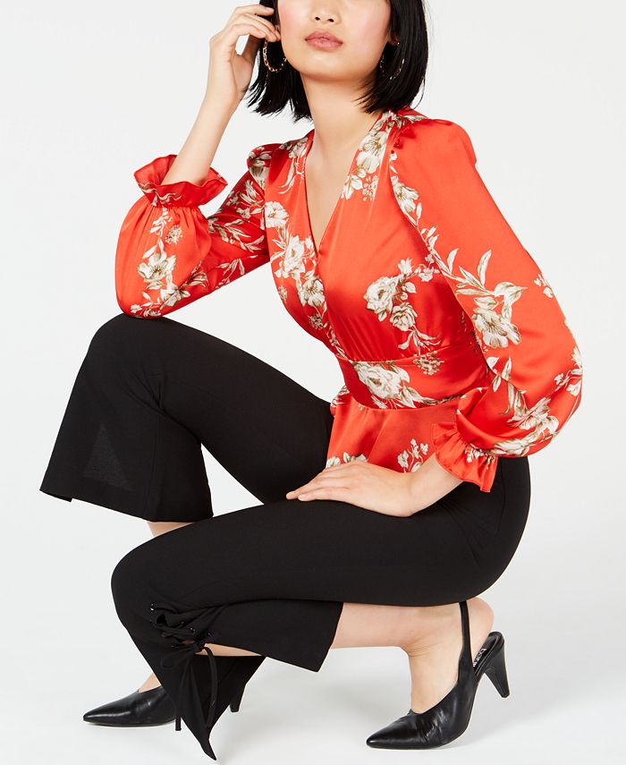 Macy Black Fit and Flared Pants main image 0