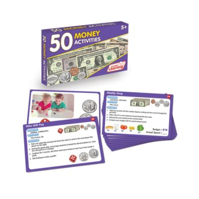 Junior Learning 50 Money Activities Learning Set