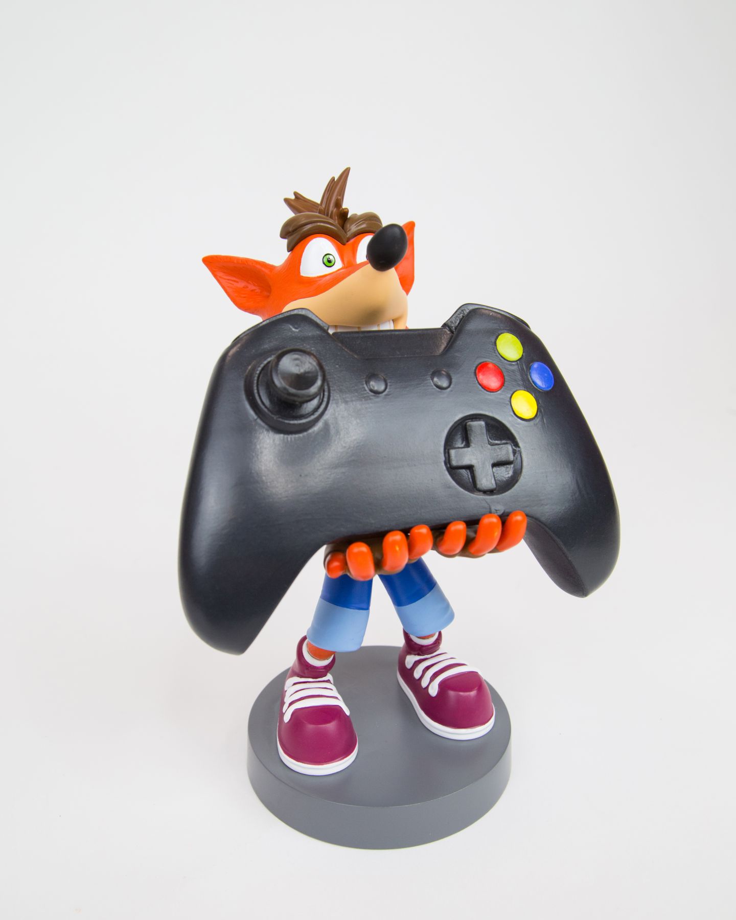 Детские фигурки Exquisite Gaming Cable Guy Controller and Phone Holder Classic Crash Bandicoot 8", цвет: Разноцветный — фото 4