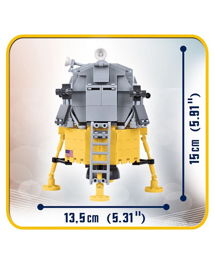 Cobi 21075 Modulo Lunare Apollo - Set Costruzioni In Mattoncini, Grigio/Giallo - Modello Storico NASA - 3
