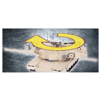 COBI Small Army M1A2 Abrams Tank 765 Piece Construction Blocks Building Kit