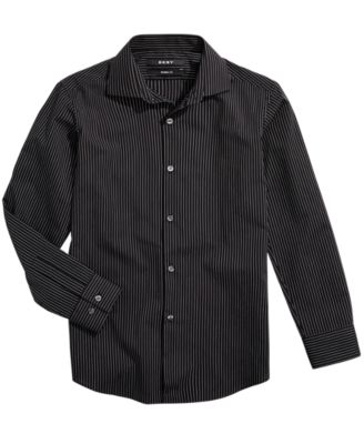 black striped dress shirt