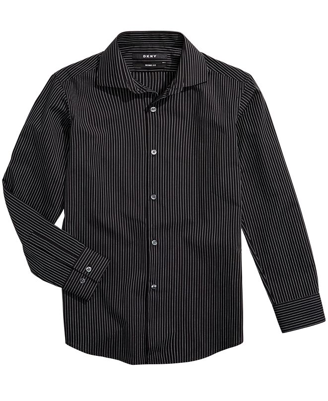 DKNY Big Boys Striped Dress Shirt & Reviews - Shirts & Tops - Kids - Macy's
