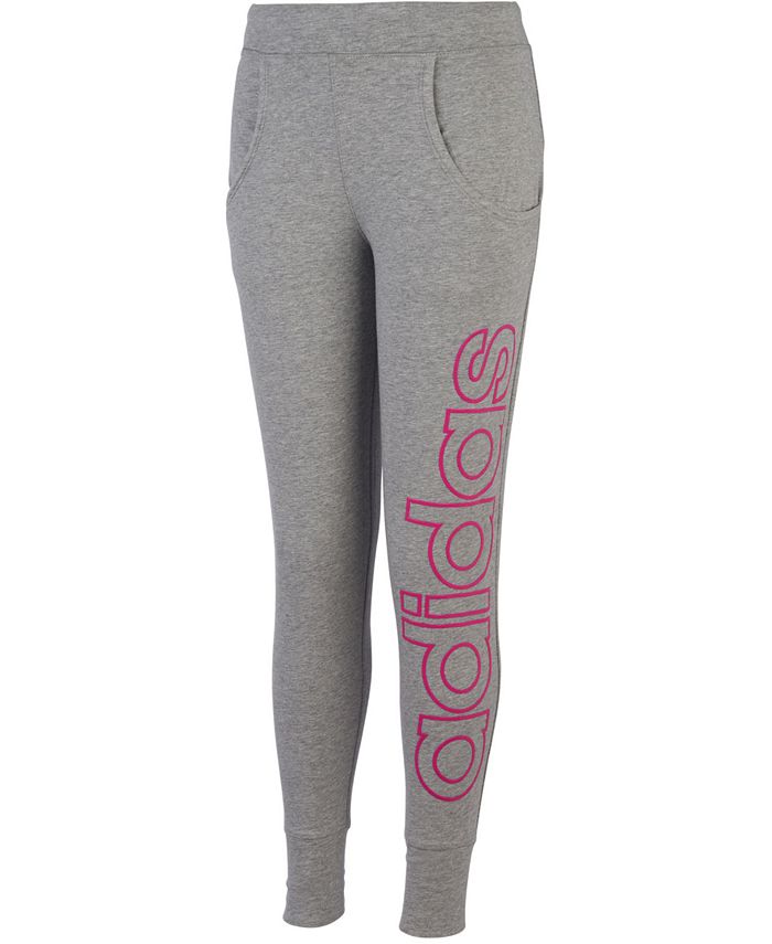 adidas Little Girls Linear Jogger Pants Macy's