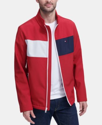 tommy hilfiger red jacket mens
