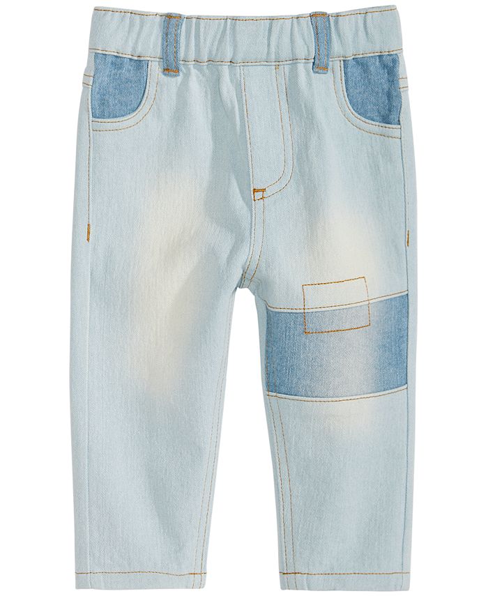 First Impressions Baby Boys Patchwork Jeans, Created for Macy's Macy's