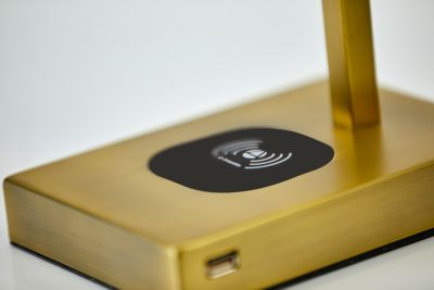 Adesso Austin Wireless Charging Table Lamp