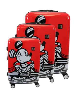 striped luggage set