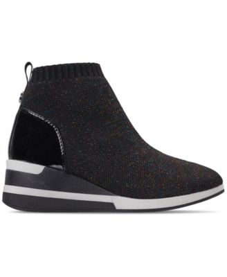 Steve Madden Little Girls' JDusky Sock Wedge Platform Casual Sneakers from Finish Line