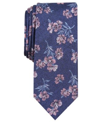 Bar III Men's Bolton Floral Skinny Tie, Created for Macy's - Macy's