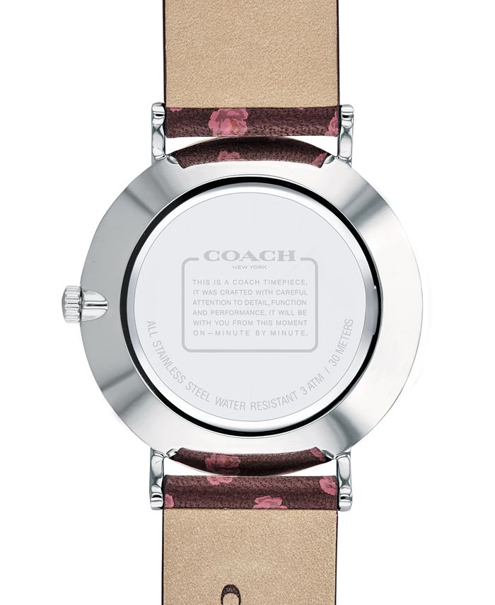 oxblood watch strap