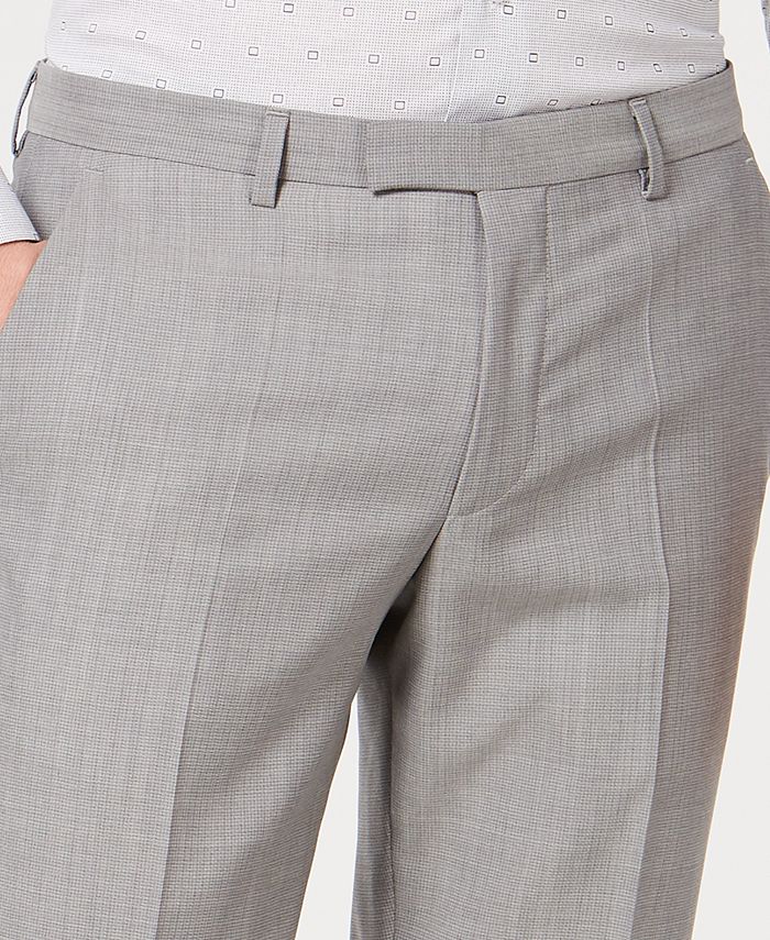 HUGO HUGO Men's Slim-Fit Tonal Grid Pants & Reviews - Pants - Men - Macy's
