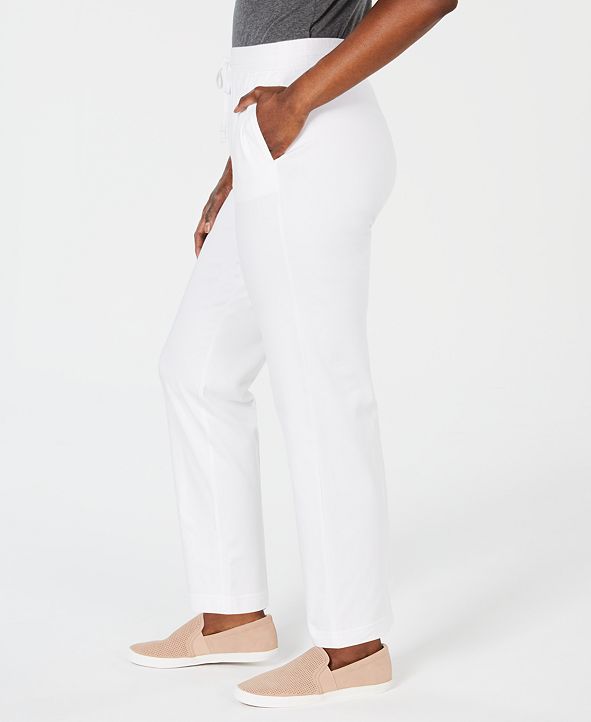 karen scott drawstring pants