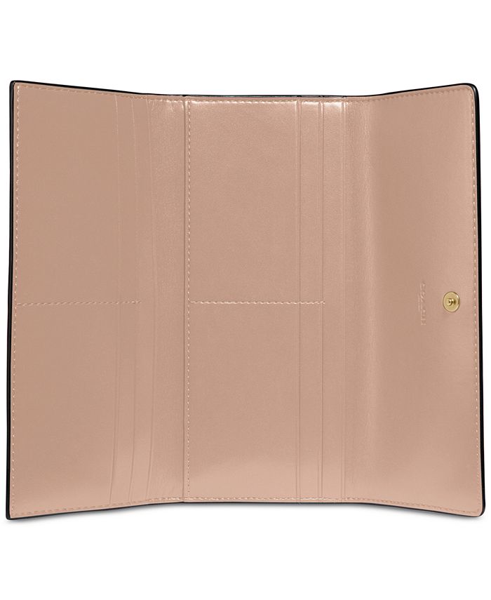 COACH Soft Leather Trifold Wallet - Macy's