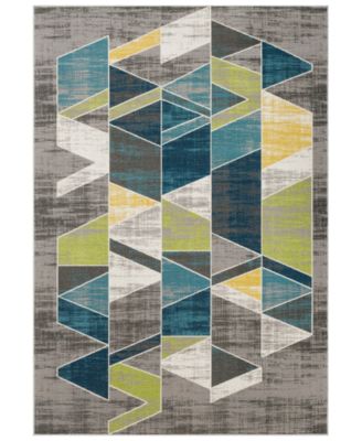 Livabliss - Rafetus ETS-2329 Teal 5'3" x 7'6" Area Rug