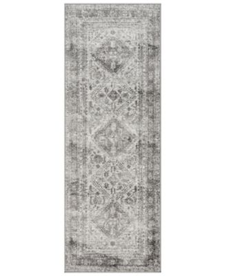 Livabliss - Monte Carlo MNC-2314 Light Gray 2'7" x 7'3" Runner Area Rug