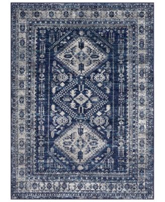 Photo 1 of Abbie & Allie Rugs Monte Carlo MNC-2315 Navy 6'7" x 9' Area Rug