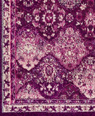 Abbie & Allie Rugs - Morocco MRC-2318 Fuschia 18" Square Swatch