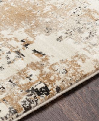 Pune PUN-2300 Beige 6&#39;7&amp;quot; x 9&#39;6&amp;quot; Area Rug