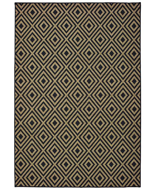 Oriental Weavers Marina 2335k Black Tan 6 7 X 9 6 Indoor Outdoor