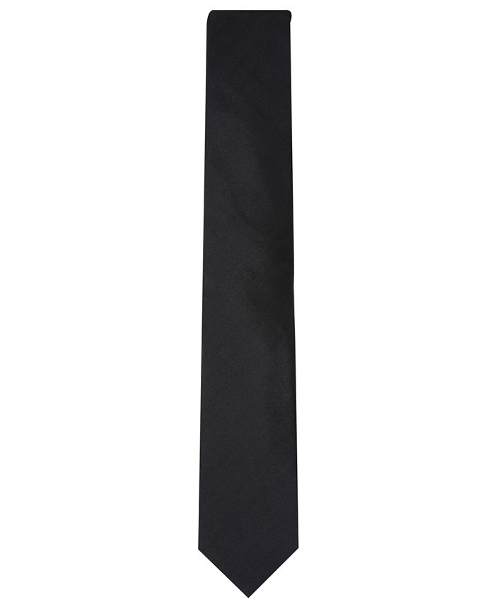 Alfani - Men's Solid Texture Slim Tie