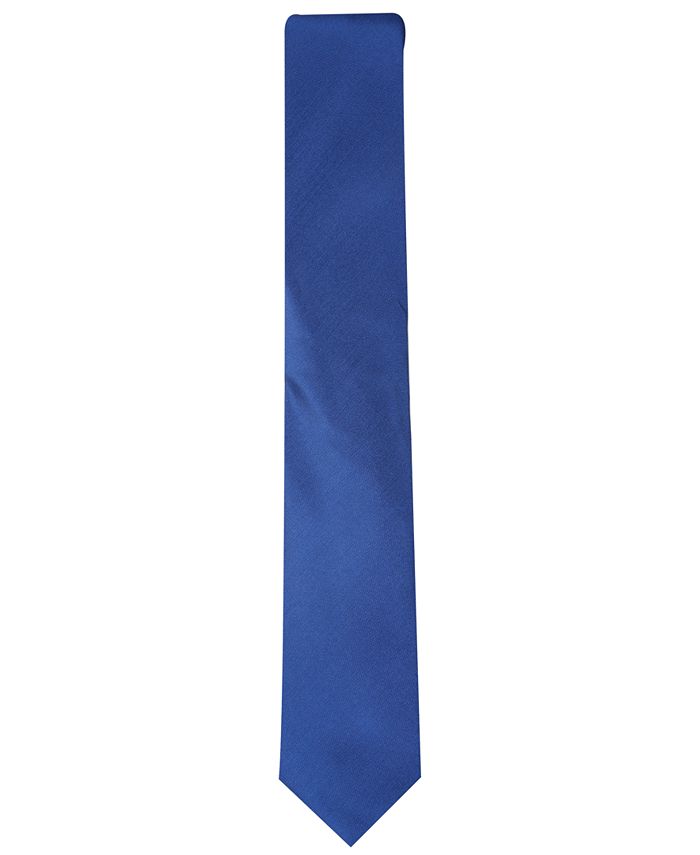 Alfani Men's Solid Texture Slim Tie, Created for Macy's - Macy's