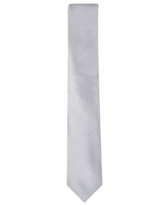 Men's Solid Texture Slim Tie, Created for Macy's