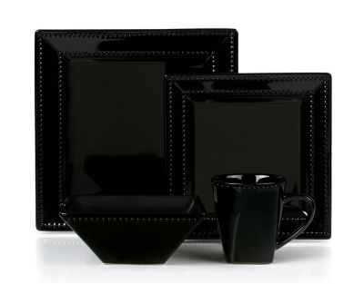Beaded 16 Pc. Dinnerware Set, Service for 4