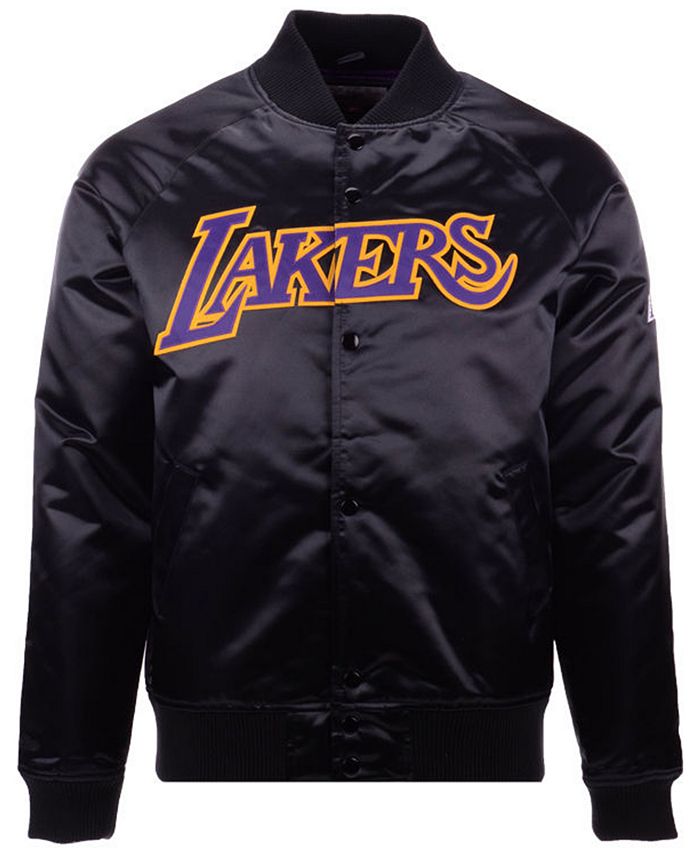 Mitchell & Ness Men's Los Angeles Lakers Tough Season Satin Jacket ...